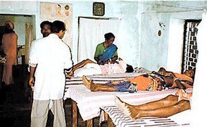 Between 40 and 60 patients are treated every day at the free clinic.