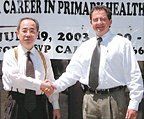 Dr. Shuji Goto and Raymond Victorio.