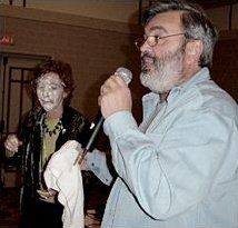 Barbra Esher and instructor John Johnston.