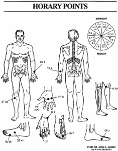 Horary point chart.