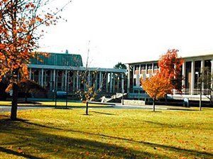 The administration building at New York Chiropractic College.