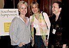 Trish Mitchell, Charlotte Sobeck and Lynda Shannon at the Southwest Symposium.