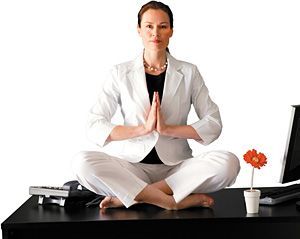 Woman doing yoga