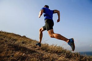 running uphill - Copyright – Stock Photo / Register Mark